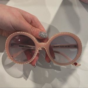 Moschino Blush Pink around Sunglasses